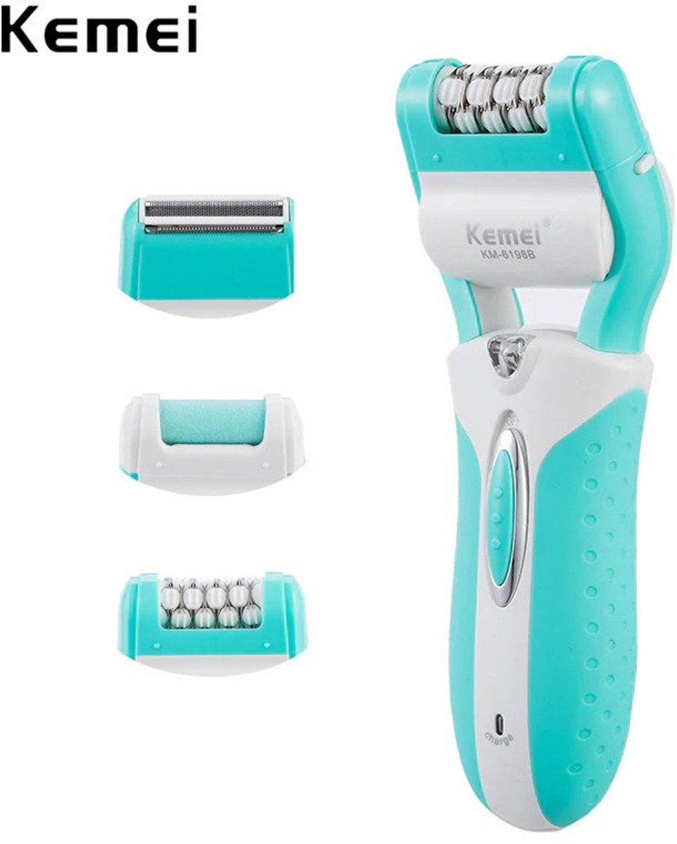 Kemei KM-6198B | 3 in 1 Epilator