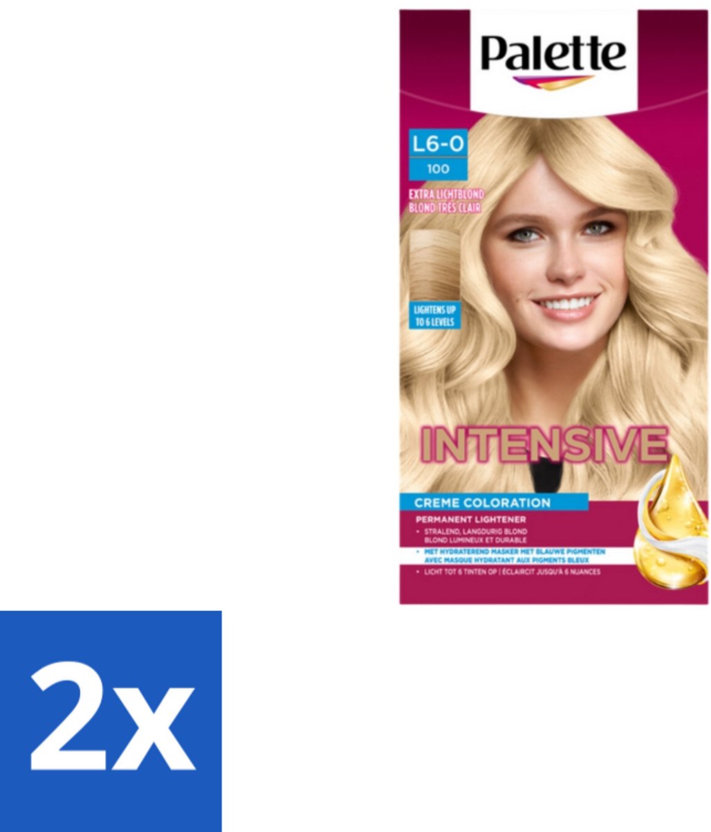 Poly Palette – Haarverf – 100 Extra Licht Blond – 115 ml - Voordeelverpakking - 2 stuks