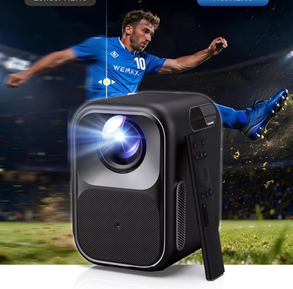 CRLYN® Mini Beamer - Mini Projector - Beamer Full HD