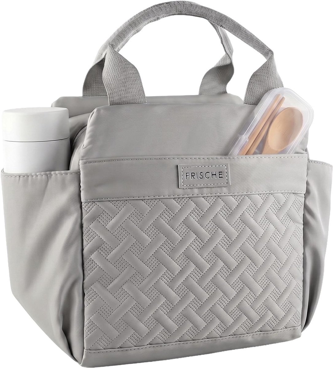 Compacte Koeltas 11L voor Lunch met Isolatie en Ruime Opbergruimte voor Werk, School en Picknick (Zwart)