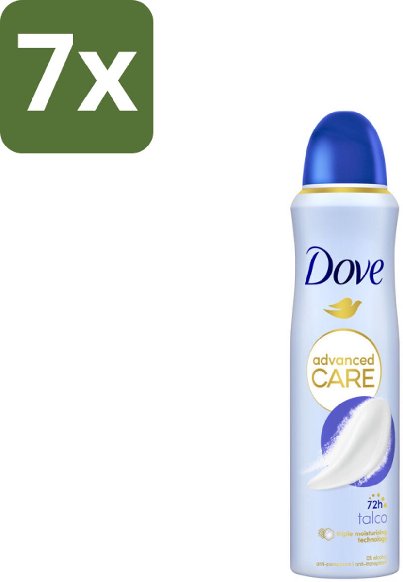 Dove – Deodorant Spray – Talco – 150 ml - Bulkverpakking - 7 stuks