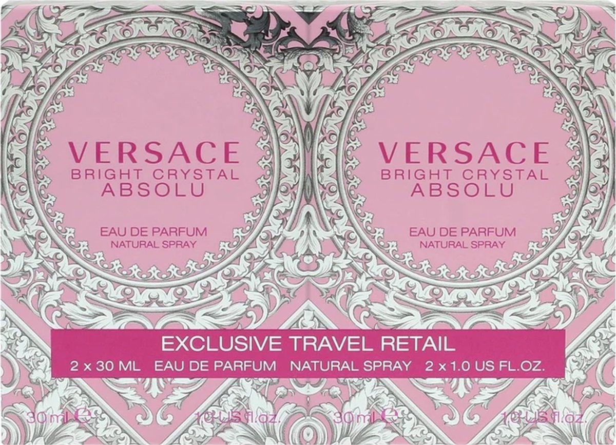 Versace Bright Crystal Absolu Eau de Parfum Duo Gift Set 2 × 30 ml