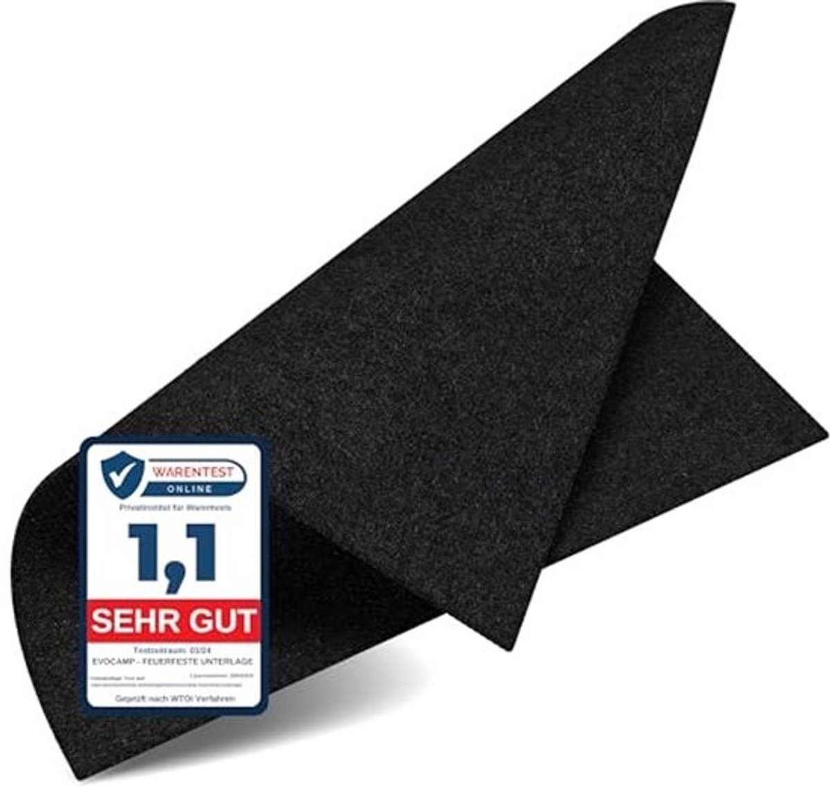 Vuurvaste Onderlegger 30x30 cm - Hittebestendig tot 982 °C, Ideaal als Grillpad of Brandwerende Mat