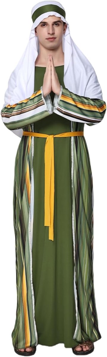 Volwassen Kostuum van de Drie Wijzen voor Mannen - Bijbels Thema voor Feestdagen en Carnaval