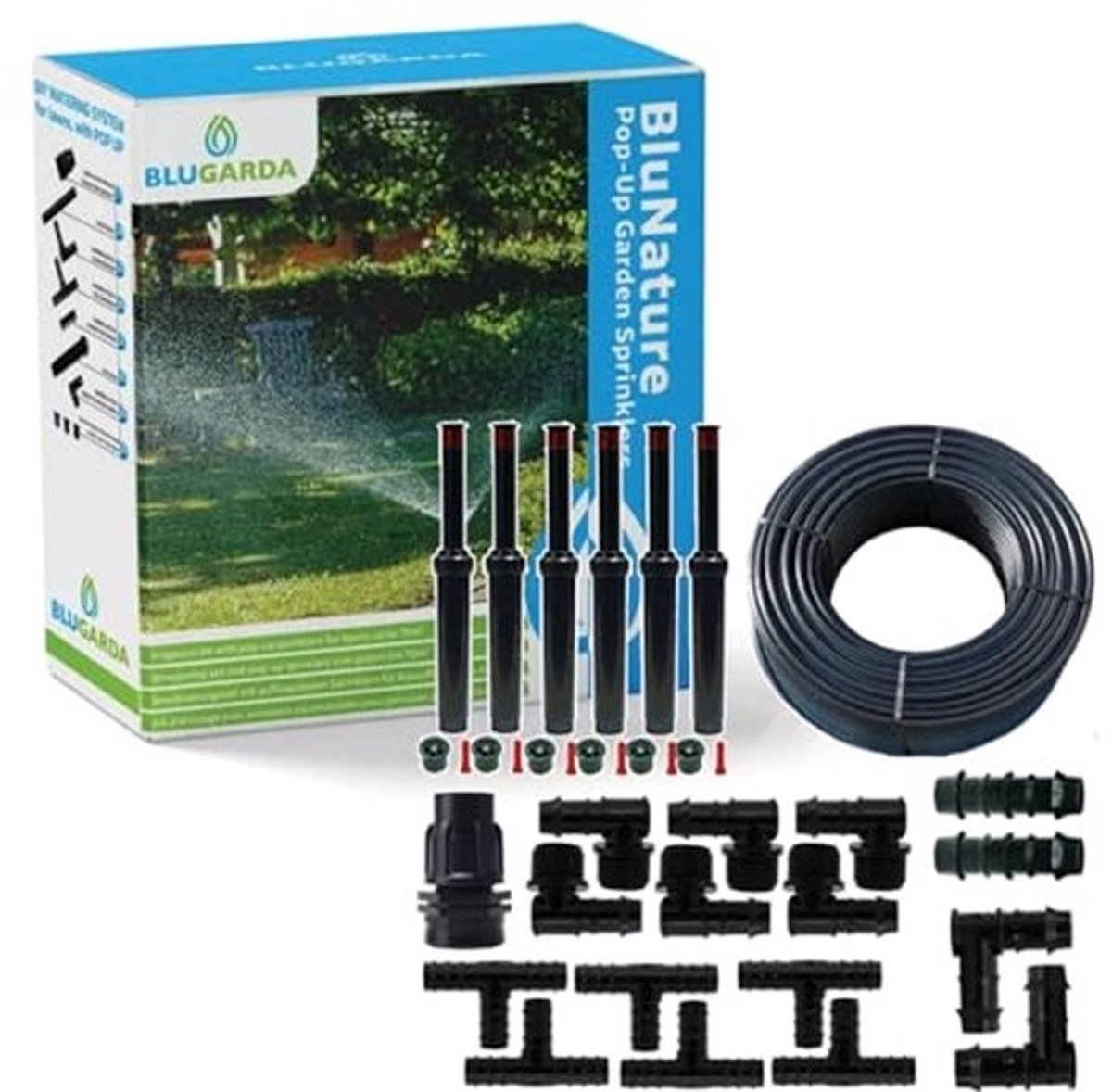 Pop-up Sprinklersysteem voor Tuinen tot 70 m²