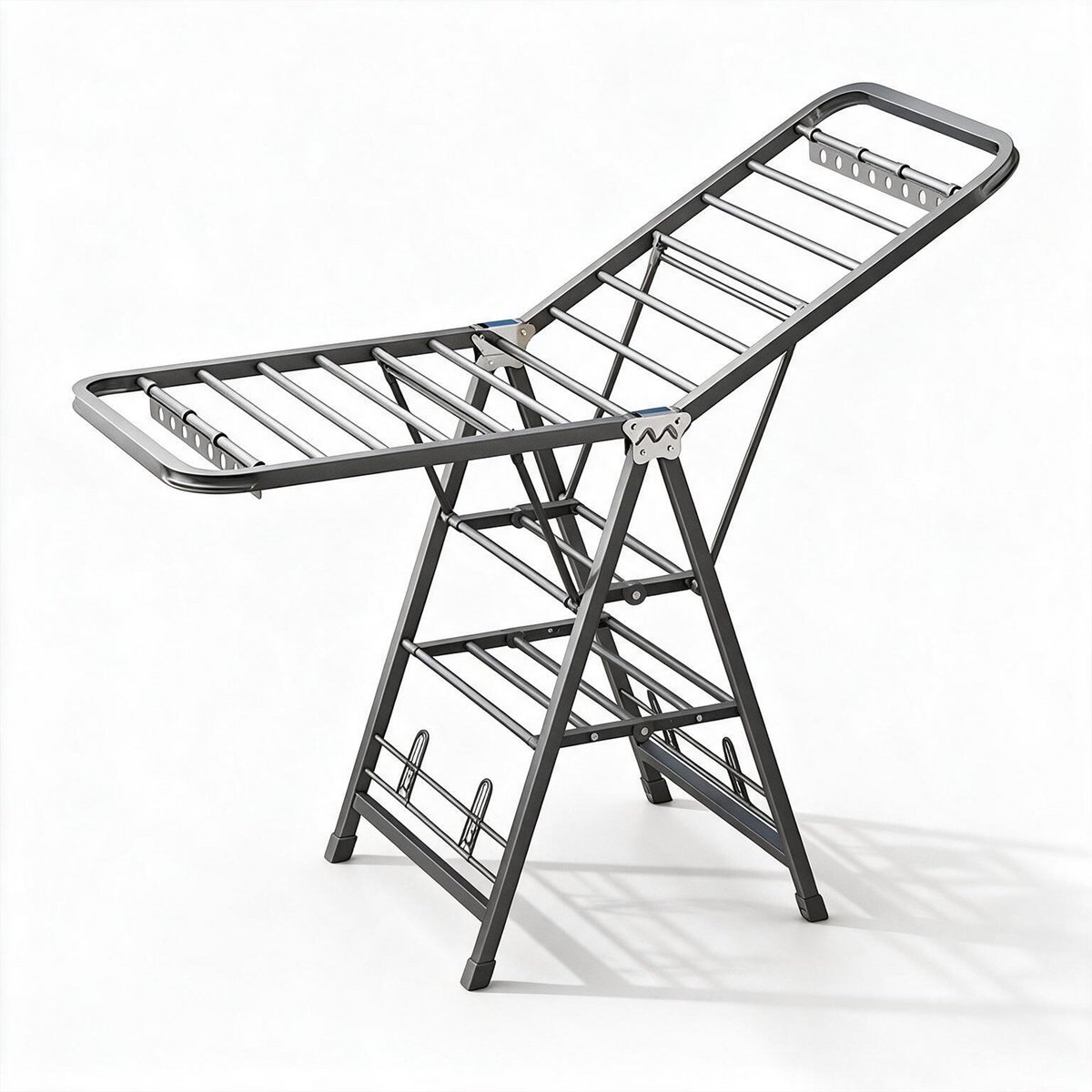 ProductXpert DryPro™ - Wasrek - Droogrek Inklapbaar - Opvouwbaar - 160 cm - Grijs