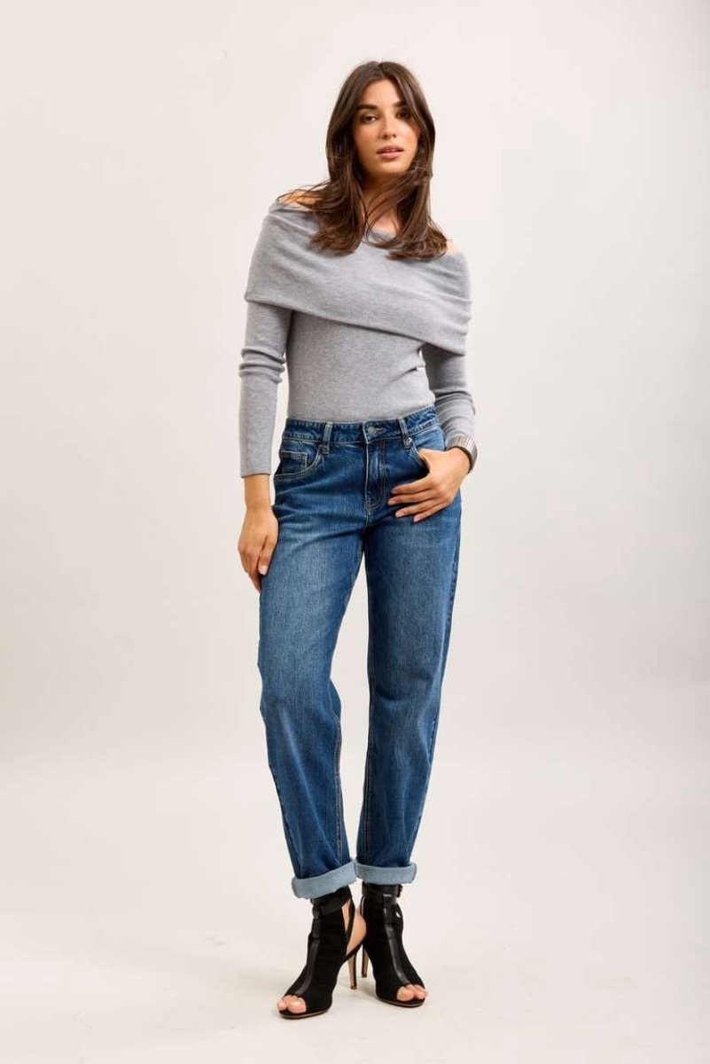 Toxik3 - mom fit dark jeans