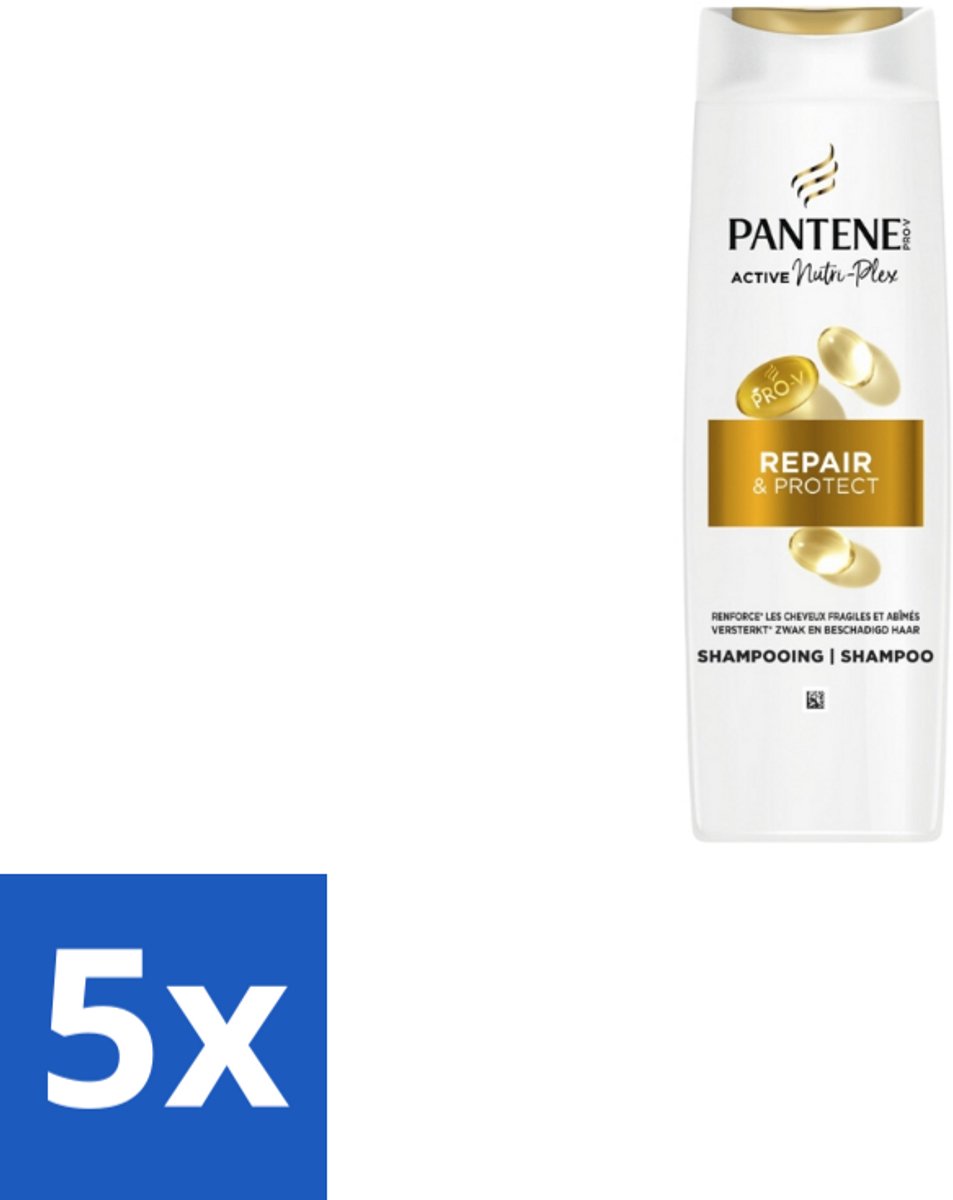5 x Pantene – Shampoo – Repair & Protect – 250 ml - Kabel - Kabels - Kabelsysteem - Kabelsysteem