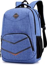 Rugzak - Lichtblauw - Back to School Backpack - Laptopvak 15.6 Inch - 24 Liter