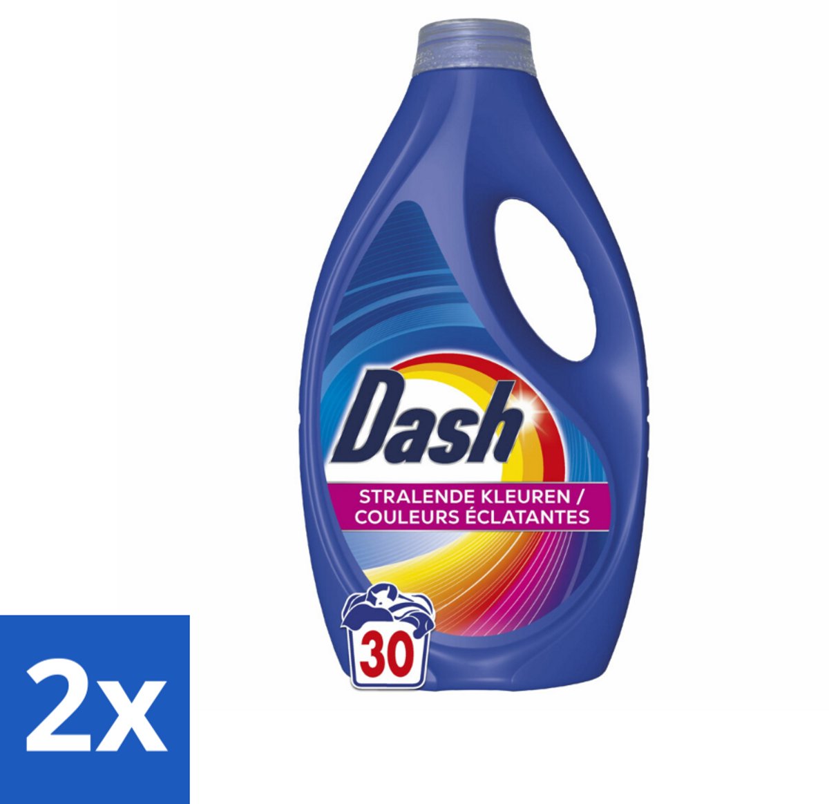 2 x Dash – Wasmiddel – Color – 1350 ml - Kleurbehoud - Vlekverwijdering - Stralende Kleuren - Wasmiddel - Wasresultaat