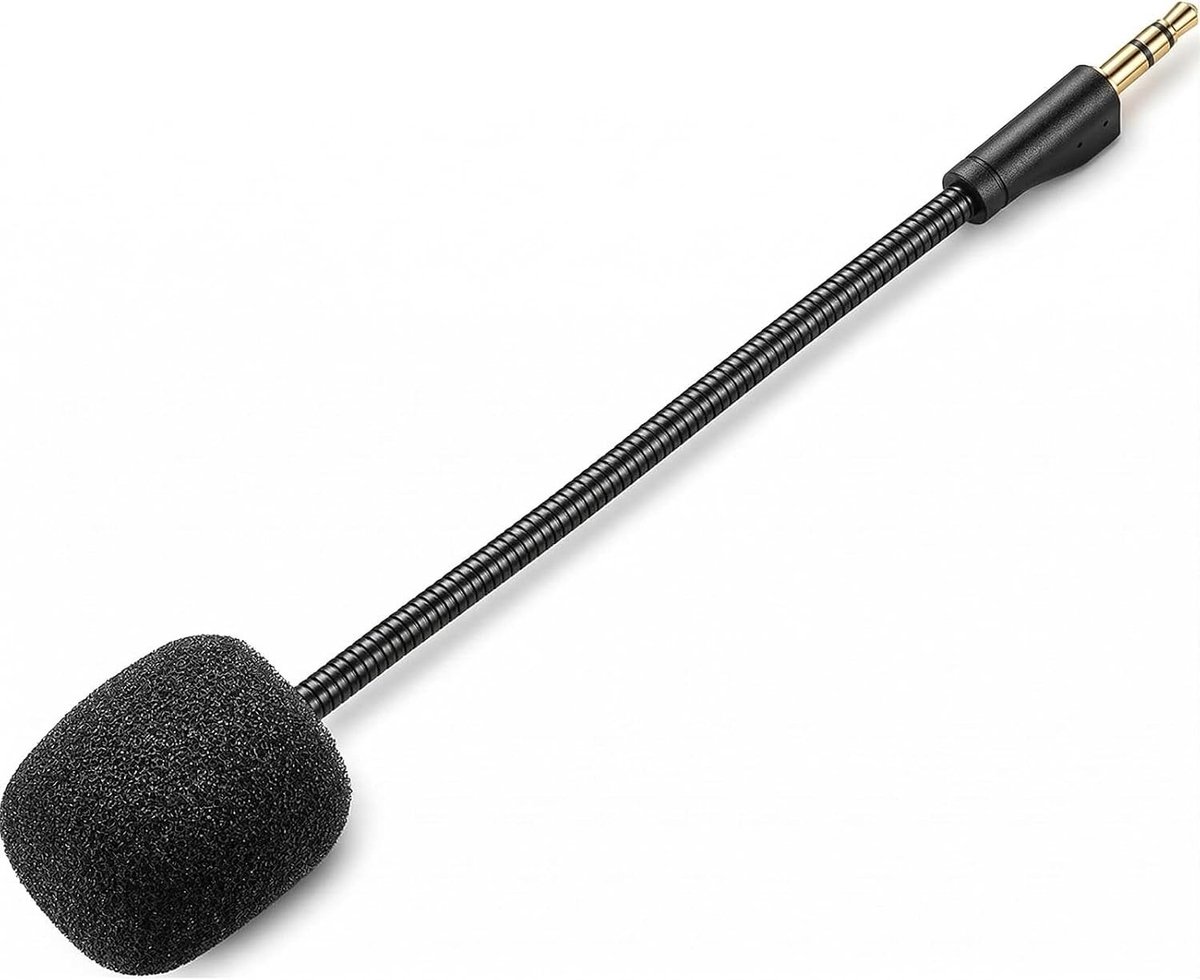 Verstelbare Gaming Microfoonarm met 3.5mm Stereo Jack, Flexibele Headset Microfoon voor Gamers en Streamers, Ideaal voor Duidelijke Communicatie en Geluidskwaliteit