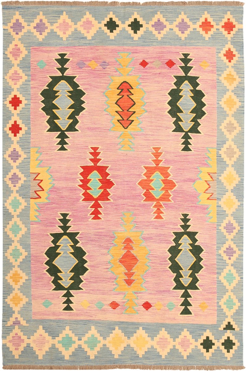 Authentiek Traditioneel Tribaal Handgemaakt Wol Kilim Tapijt