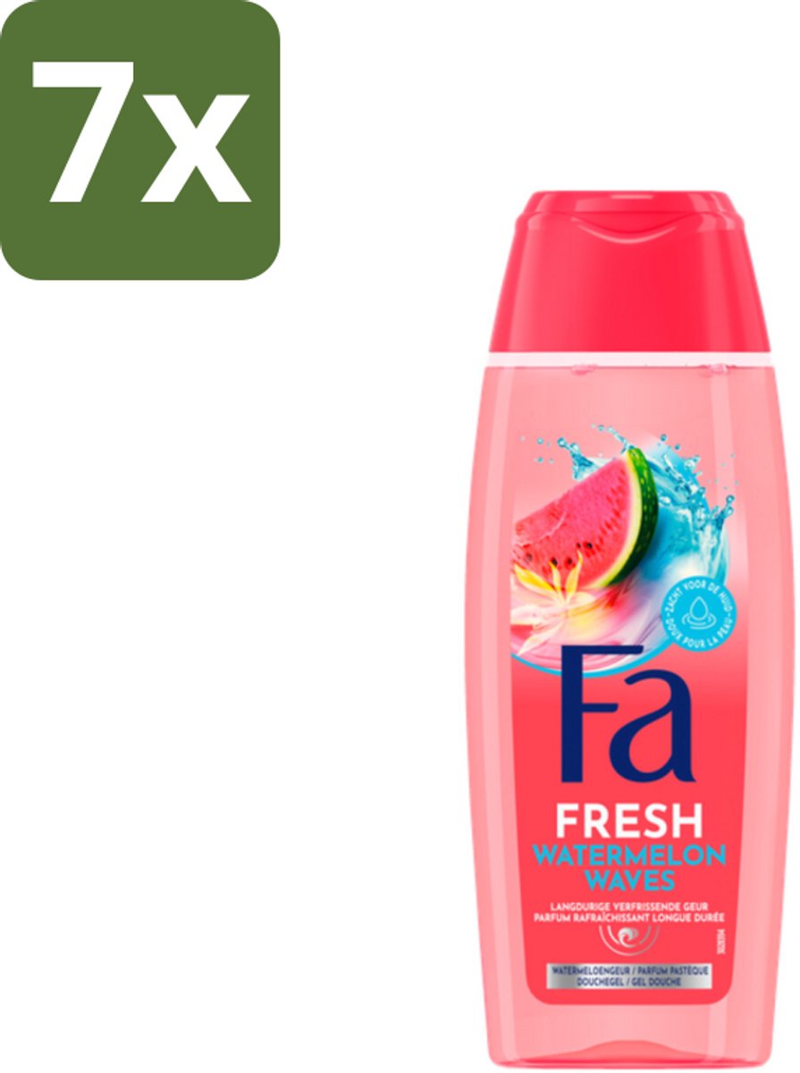 7 x Fa – Douchegel – Fiji Dream – 250 ml - Douchegel - Tropische Geur - Hydraterende Douchegel - Fiji Dream - Douchegel Voor Huid