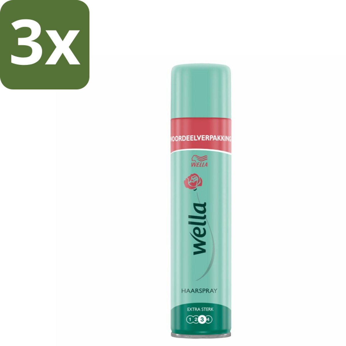 3 x Wella – Forte – Haarspray Extra Strong - 400 ml - Haarspray - Haarspray Extra Strong - Haarspray 400 Ml - Haarspray UV Bescherming - Haarspray Voor Dagelijks Gebruik