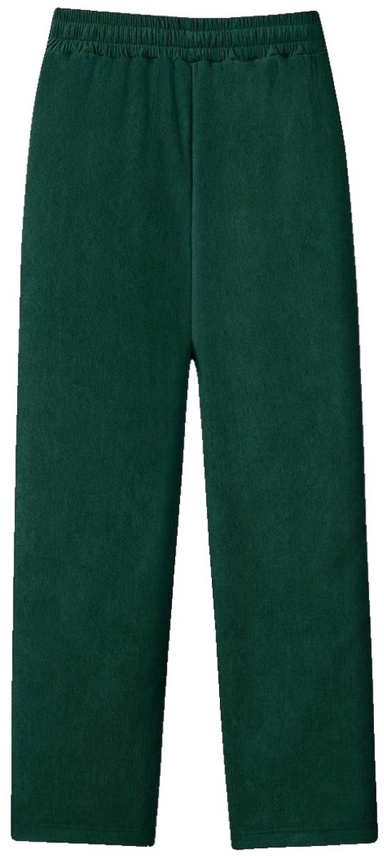 Currero Warme Broek Dames Thermo Fleece Winterbroek Joggingbroek Sweatpants Groen