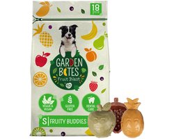duvoplus Garden Bites - Fruity Buddies Hondensnacks - Hondensnoepjes - Vegetarisch & Glutenvrij - Small 18st