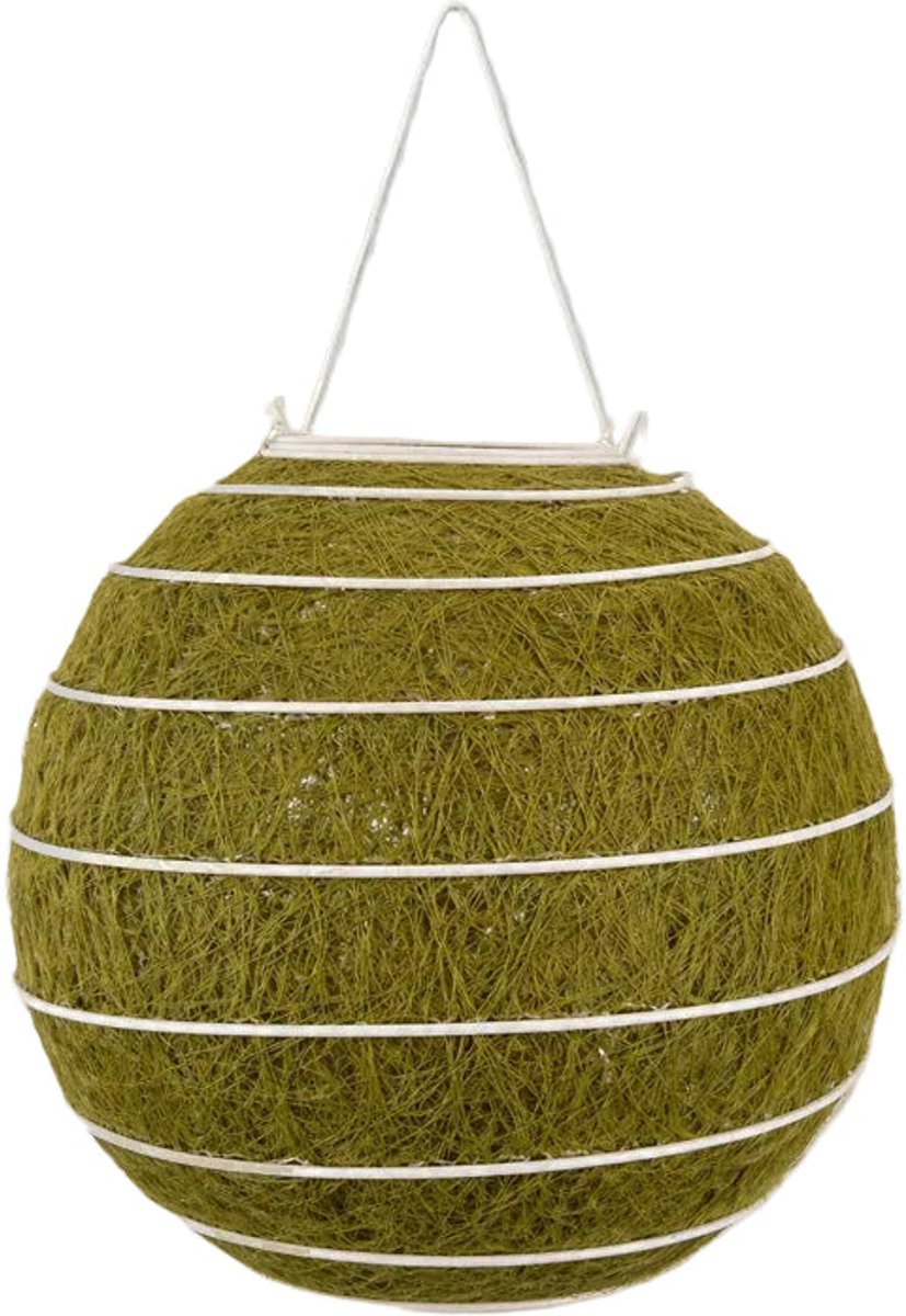 ByBazz Lampion olijfgroen 20cm