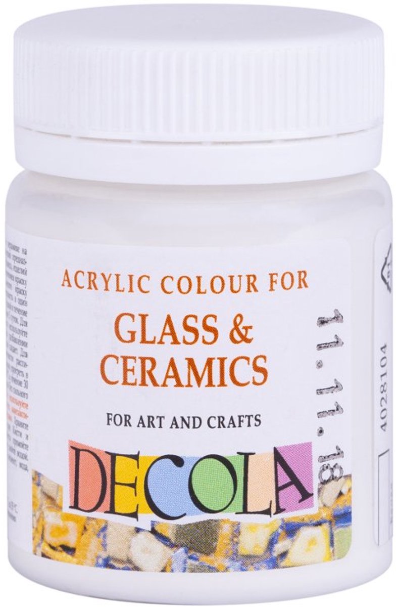 Decola Glass & Ceramics Acrylverf 50 ml. - Turquoise Blue