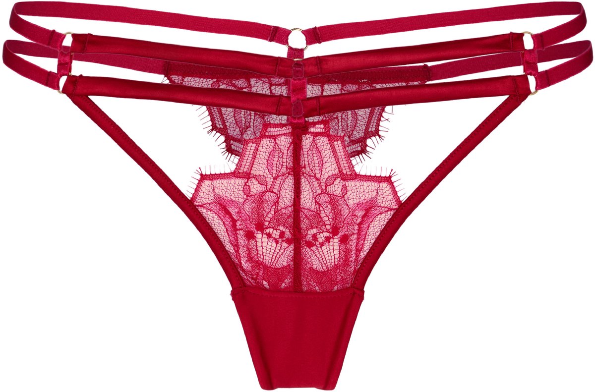 Hunkemöller Highleg Thong Bea Roze