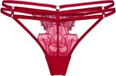 Hunkemöller Highleg Thong Bea Roze