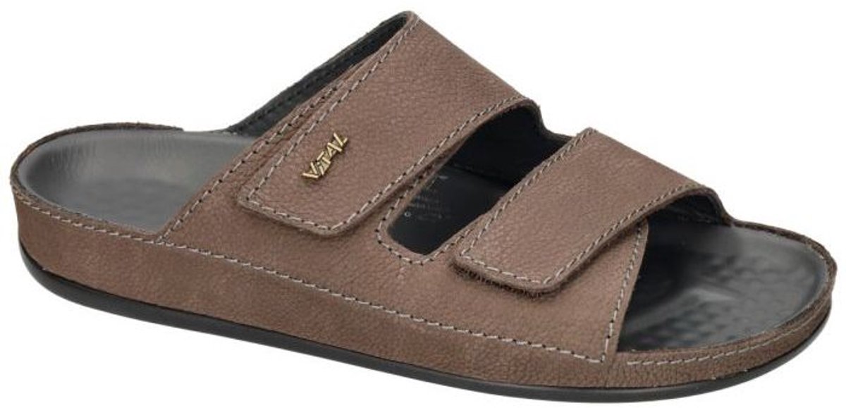 Vital -Heren - bruin donker - pantoffels & slippers - maat 42