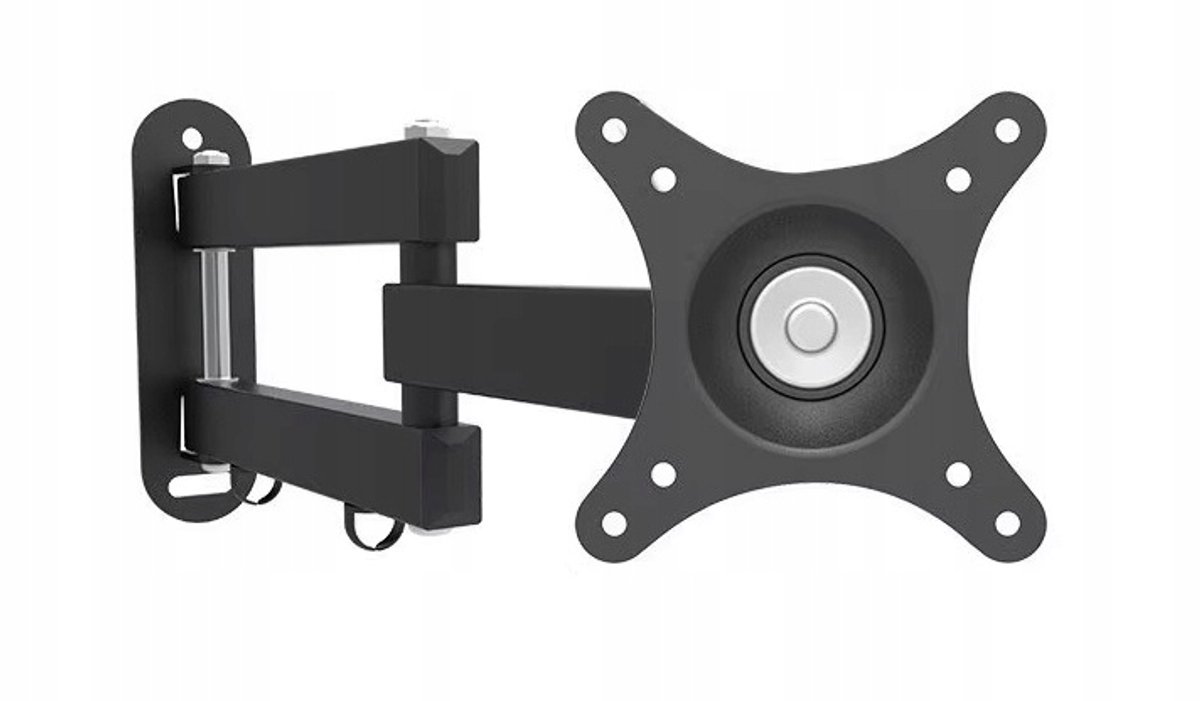 Verstelbare TV-muurbeugel 14-27 inch Zwart