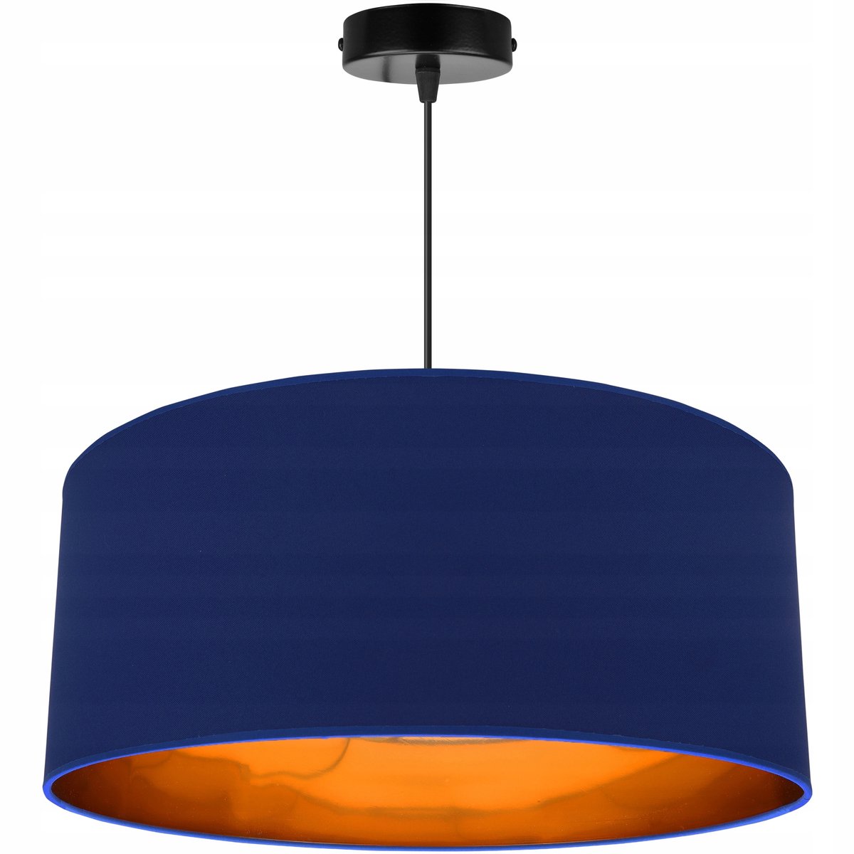 Merkloze Plafondlamp met Lampenkap - Goudkleurig, 44 cm