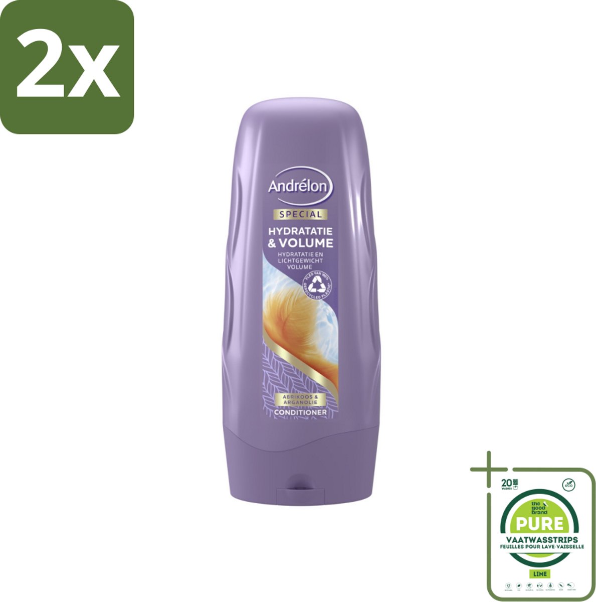 Andrélon - Special Hydratatie & Volume - Conditioner - 300 ml - Voordeelverpakking - 2 stuks - Hydratatie - Volume
