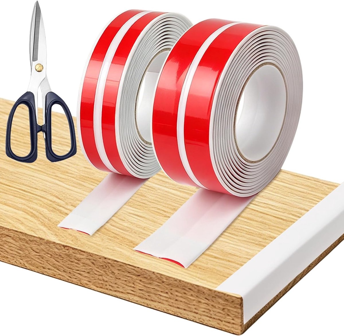 Zelfklevende Decoratieve Hoekbescherming - 2 Rollen Randafwerking voor Meubels en Wanden