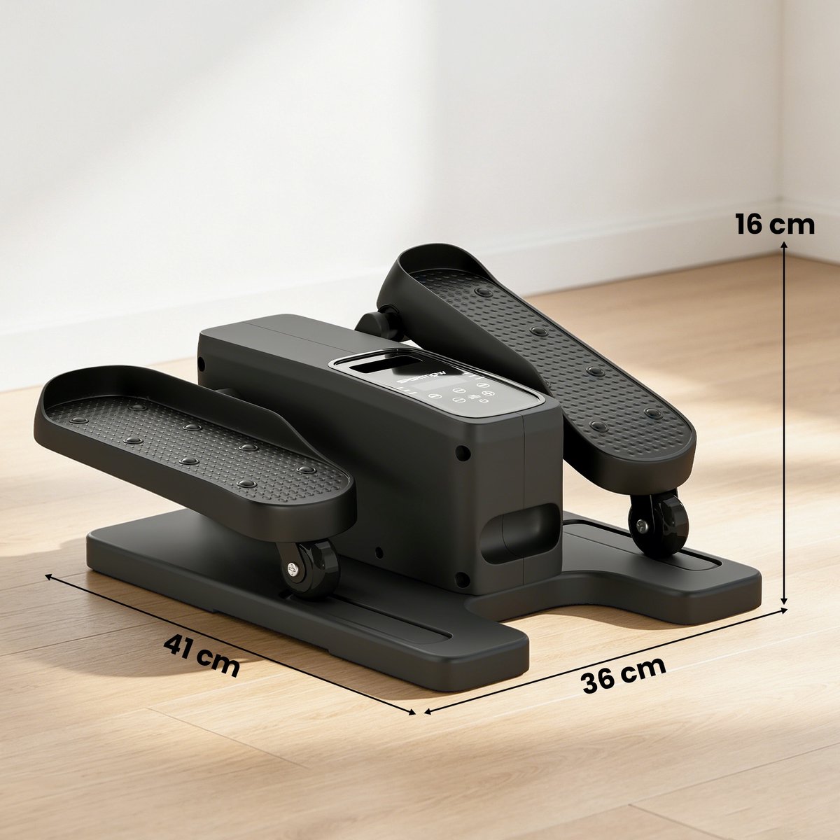 Mini-elliptische trainer voor thuisgebruik-elektrische crosstrainer voor onder een keukenkastje met afstandsbediening-led-display en 12 snelheden. thumbnail 5