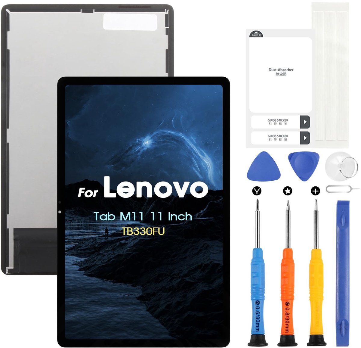 Elzusha - LCD Scherm voor Lenovo Tab M11 met Touch Screen Digitizer en Reparatiekit