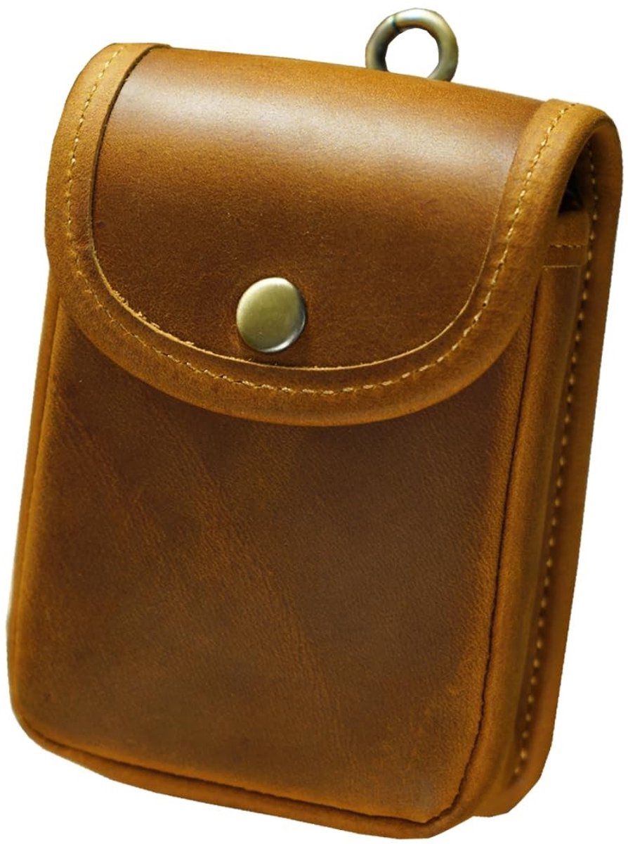 Elzusha - Dubbel Speelkaarten Etui van Leer voor Poker en Bridge