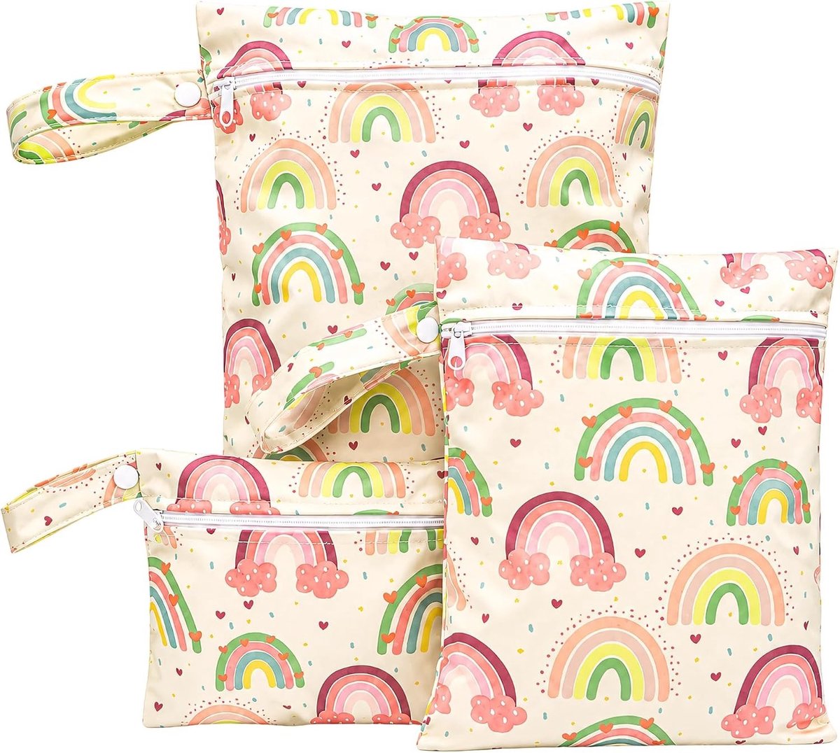 3-delige waterdichte tas voor kleuters, zwemspullen, bikini's en luiers, ideaal voor ouders