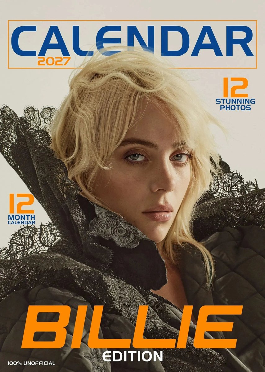 Billie Eilish A3 Kalender 2027