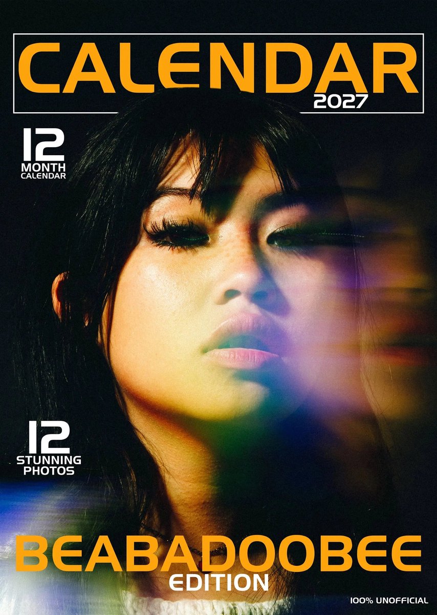 Beabadoobee A3 Kalender 2027