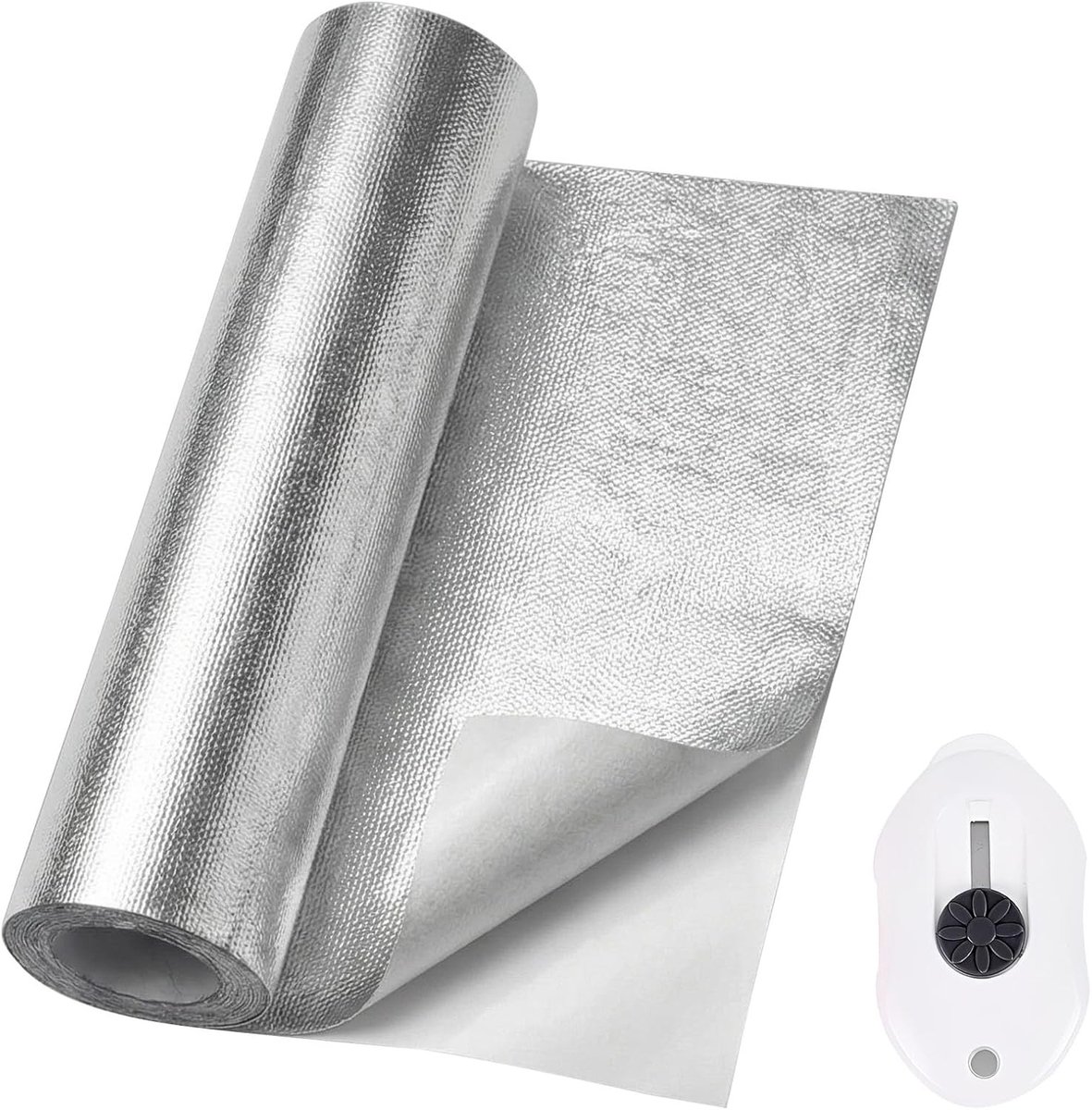 Hittebestendige beschermmat 60 x 200 cm, zelfklevend, 0.2 mm dik, temperatuurweerstand tot 572 °C, ideaal voor slangen en apparatuur