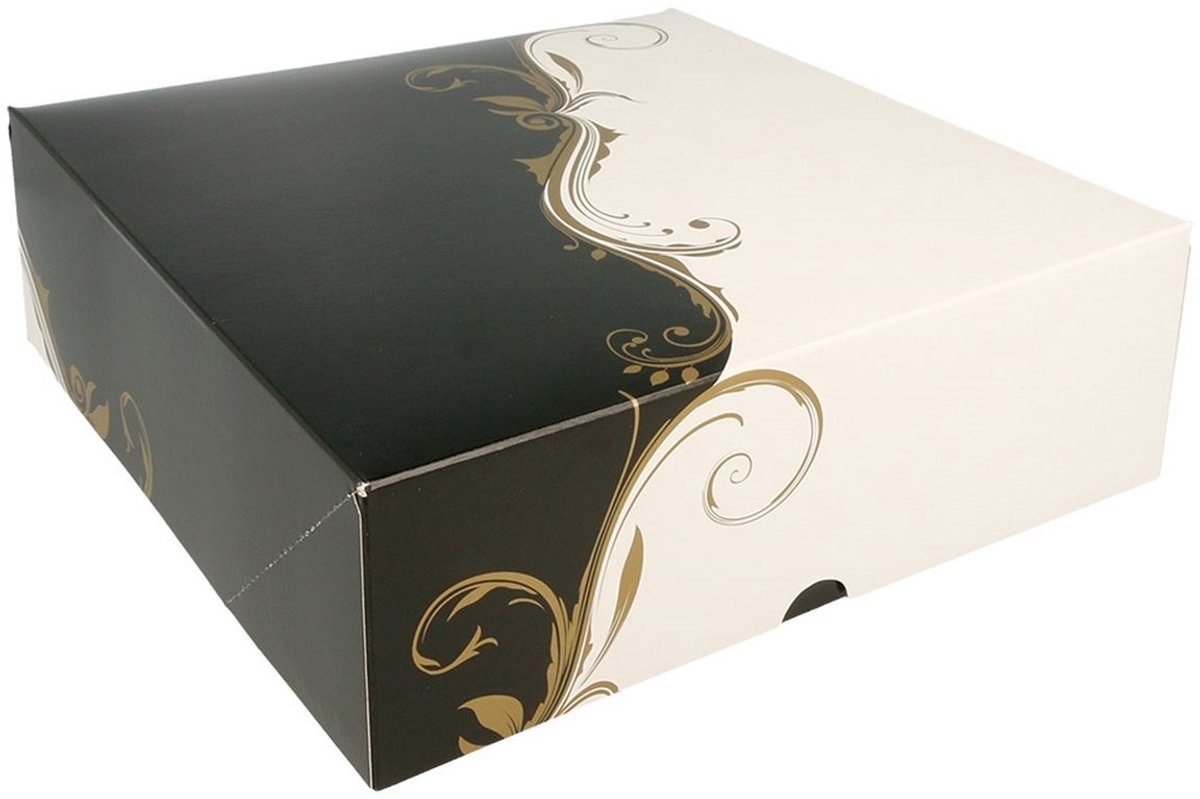 Elzusha - Cardboard Cake Box zonder Venster 23x23x7.5 cm