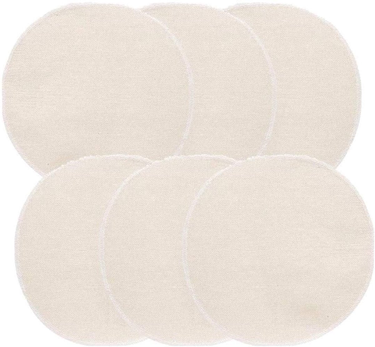 Elzusha - Set van 10 Stoomkookdoeken van Katoen - Diameter 30 cm