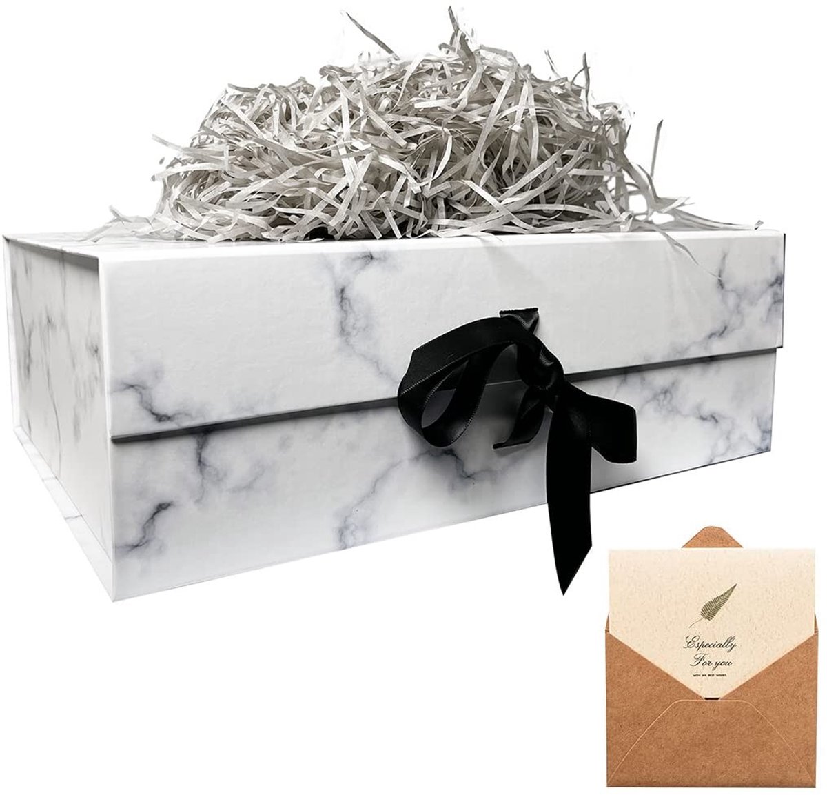 Elzusha- Geschenkdoos Luxe - Grote Geschenkdoos 33 x 26 x 11 cm - Magnetische Deksels - Cadeauverpakking - Verjaardagen/Jubilea - Eenvoudig te Vouwen