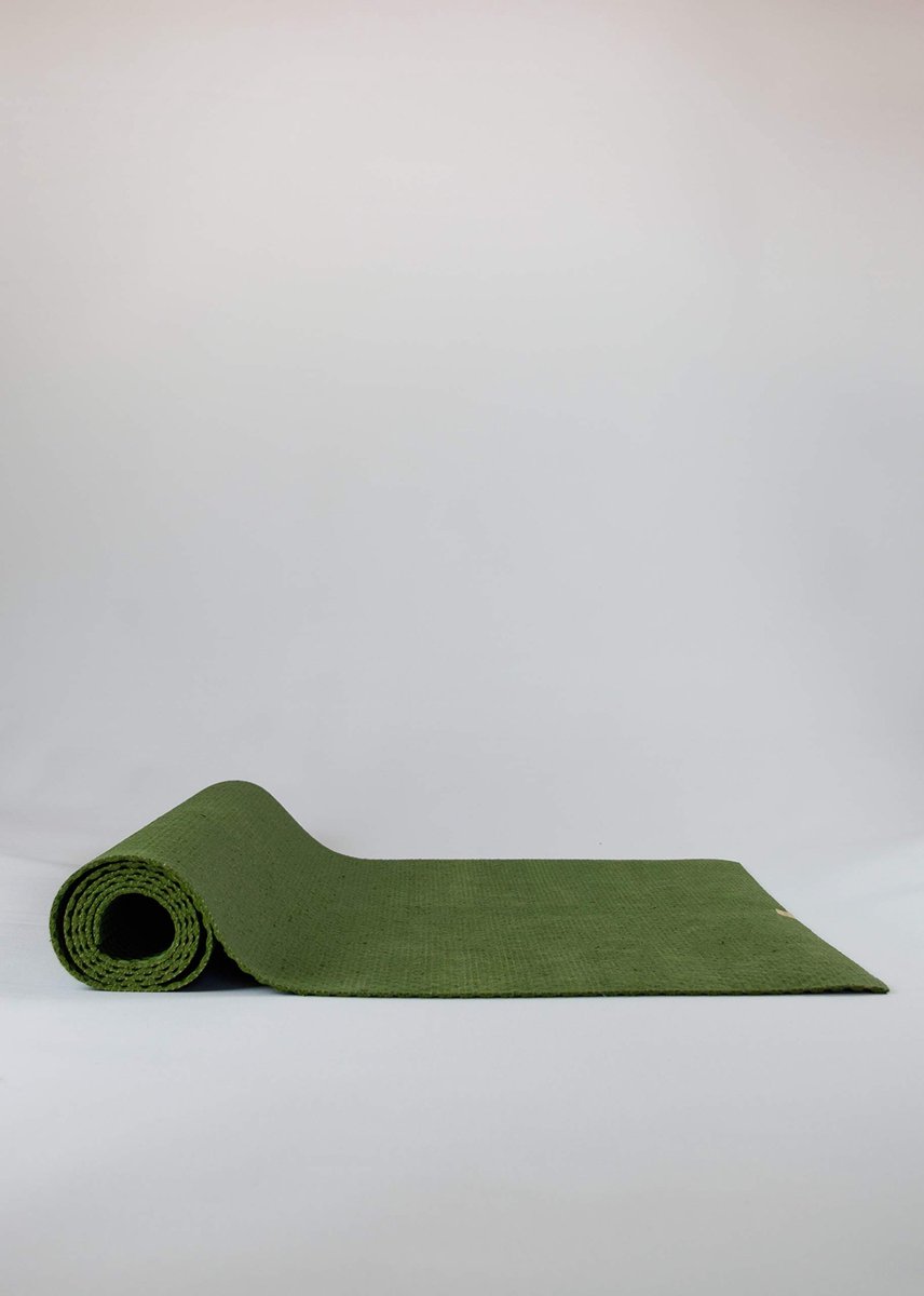 Elzusha - Biologische Jute Yoga Mat in Groen