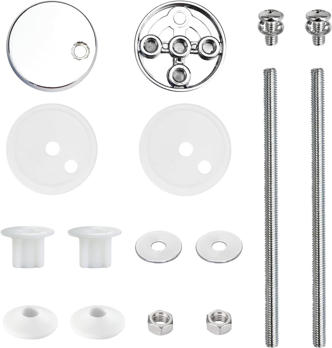 Vervangende scharnieren voor toiletzittingen, duurzame scharnieronderdelen voor toiletdeksels en accessoires