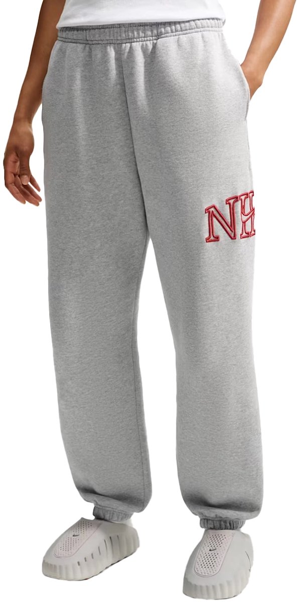 Nike Nike Studio Fleece Middelzwaar ‘graphic Pack’ Dames trainingsbroek Lichtgrijs