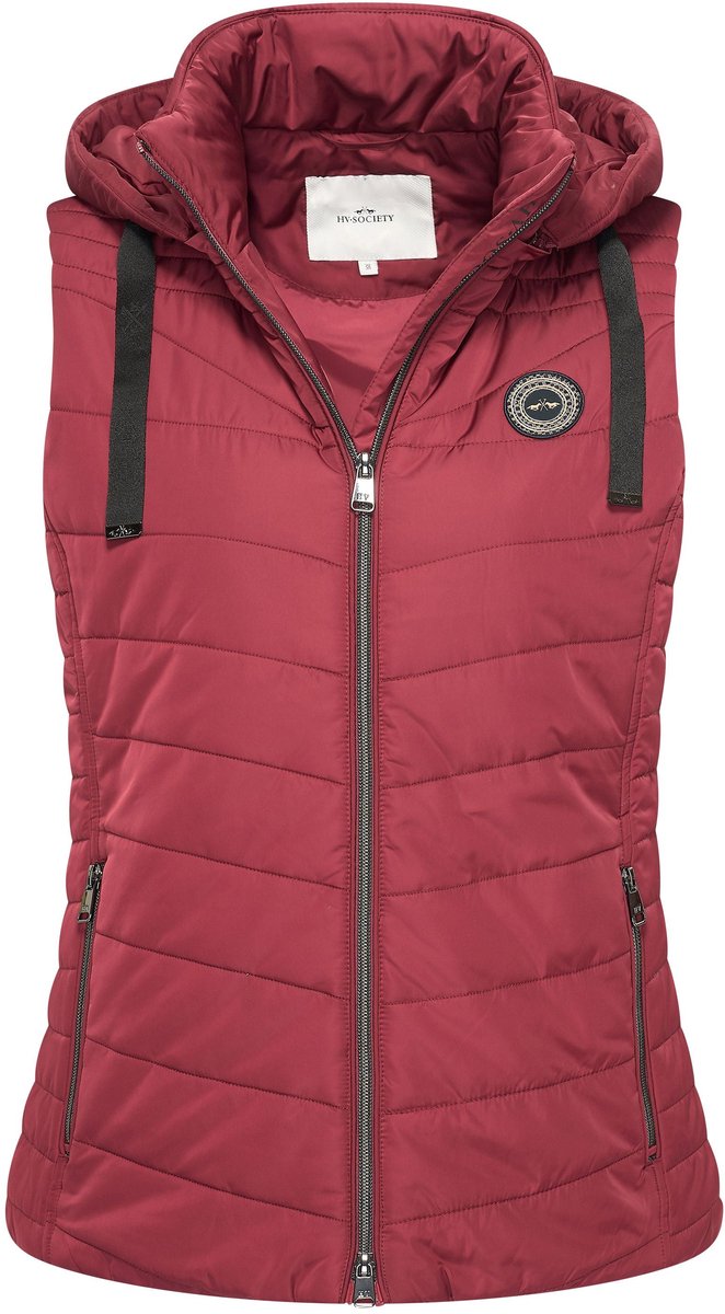 Hv Society Bodywarmer Burgundy M Rood