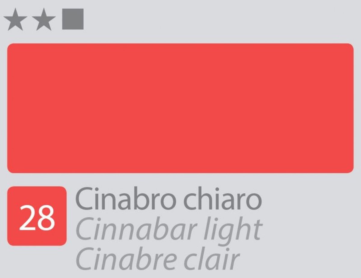 Divolo Accademia Olieverf 20 ml. - Cinnabar Light