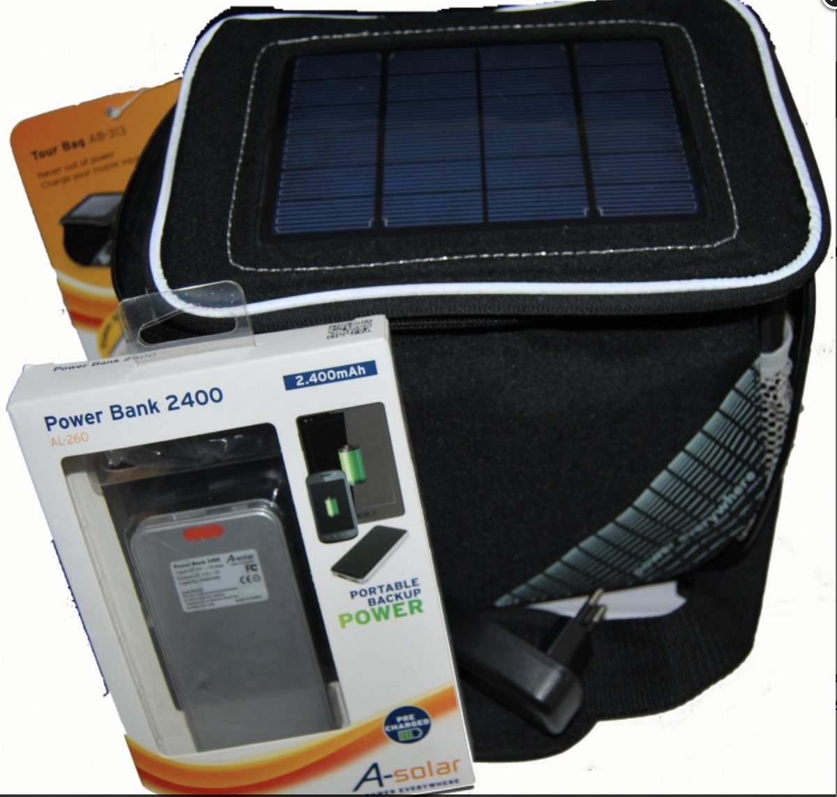A-solar Tour Bag Stuurtas - fietstas met zonnepaneel