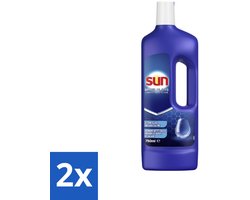 2 x Sun Spoelglans Normaal 750 ml - Spoelglans - Vaatwasmachine - Droogtijd - Kalkaanslag - Strepen