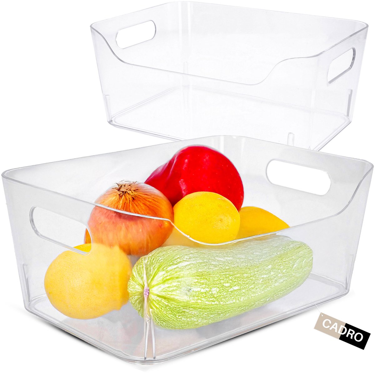 Transparante Koelkast Organizer 3L - Fruit & Groente Opslag
