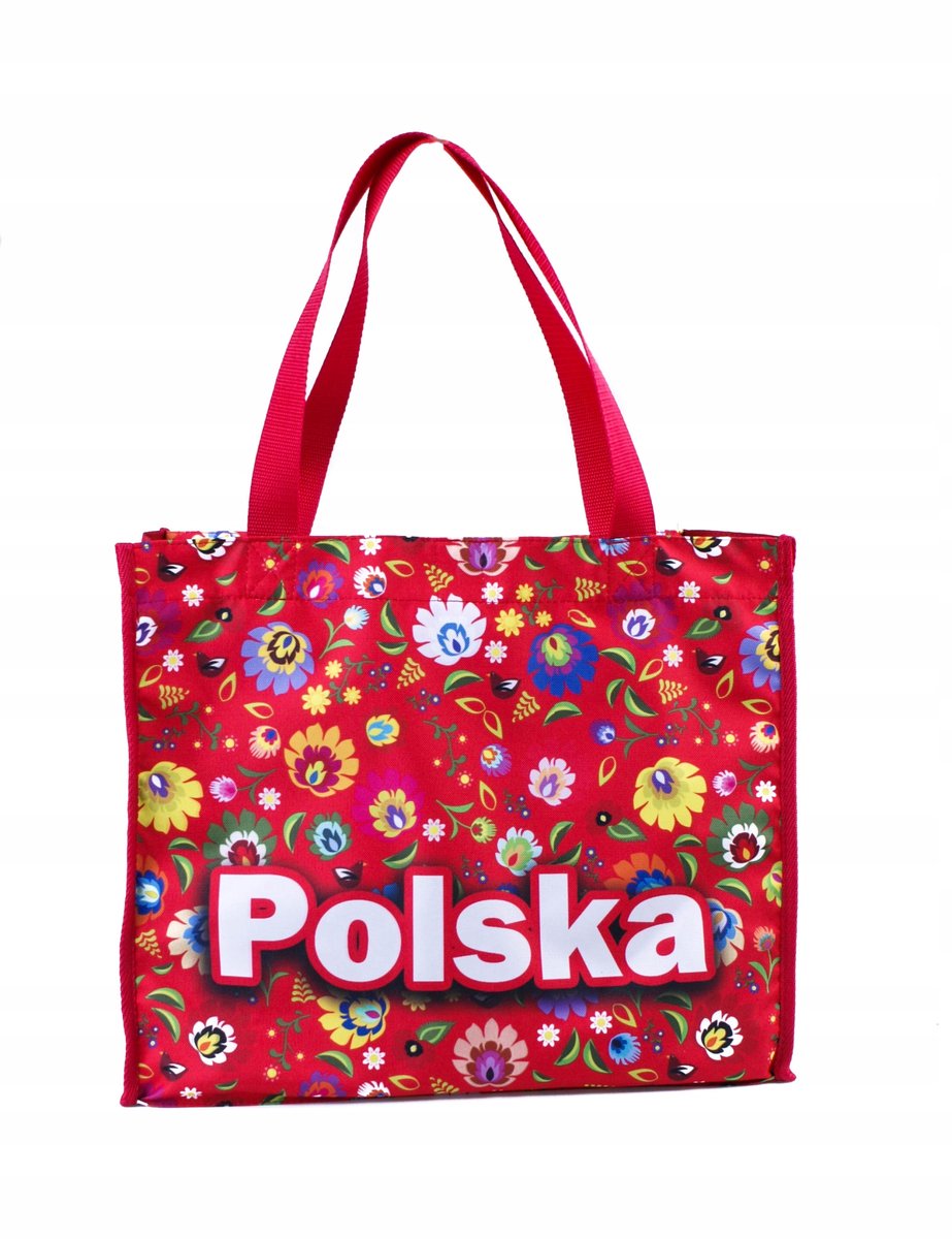 Ecologische stoffen Boodschappentas met folkloristisch design