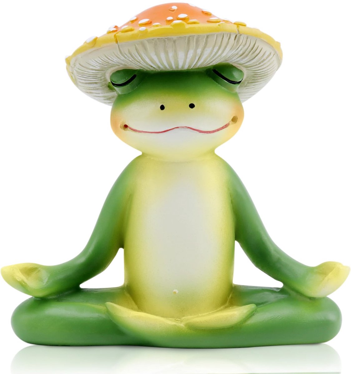 LOVIN PRODUCT Meditatie Kikker Beeld 11cm Yoga Figuur van Hars - ShopVlot