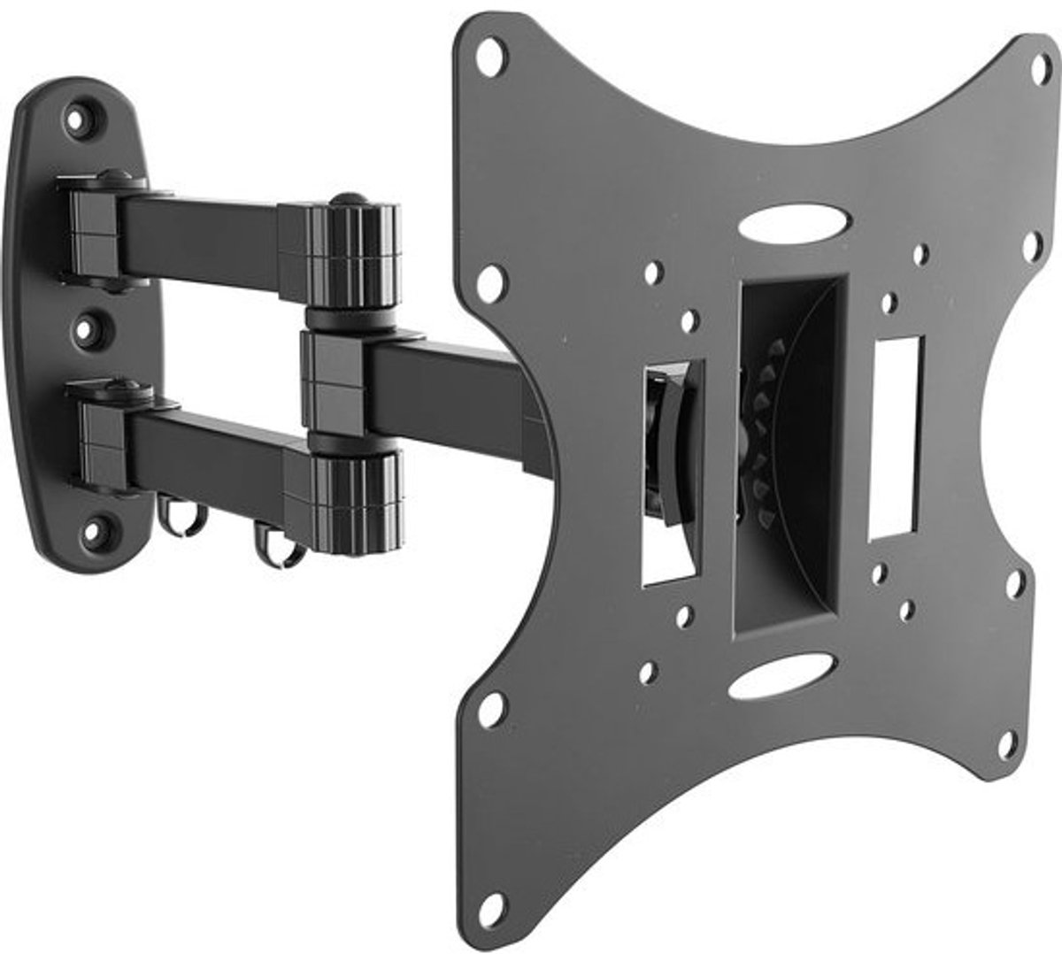 Universele TV muurbeugel voor 13-47 inch | Draaibaar en Kantelbaar | Maximaal draagvermogen 15 kg | VESA 75x75 tot 200x200